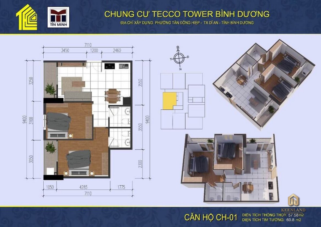 Mua bán cho thuê dự án Tecco Tower Dĩ An