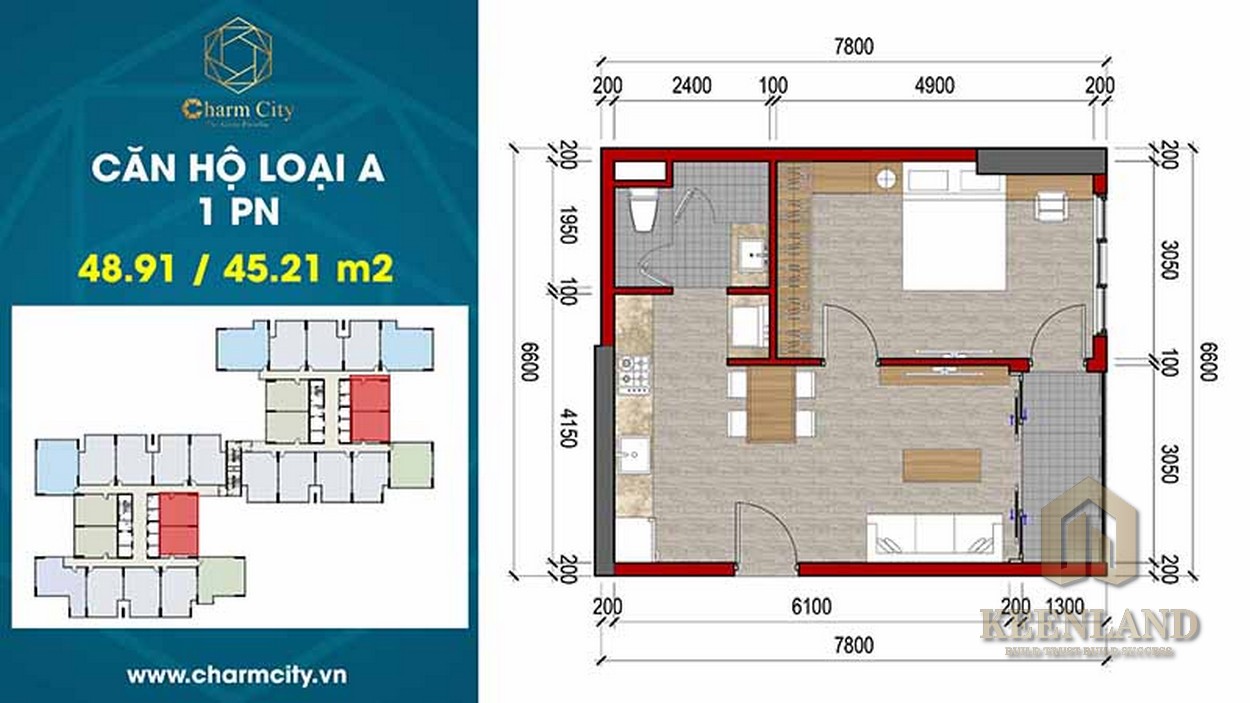 Mua bán cho thuê dự án căn hộ chung cư Charm City Dĩ An Bình Dương chủ đầu tư DCT Group