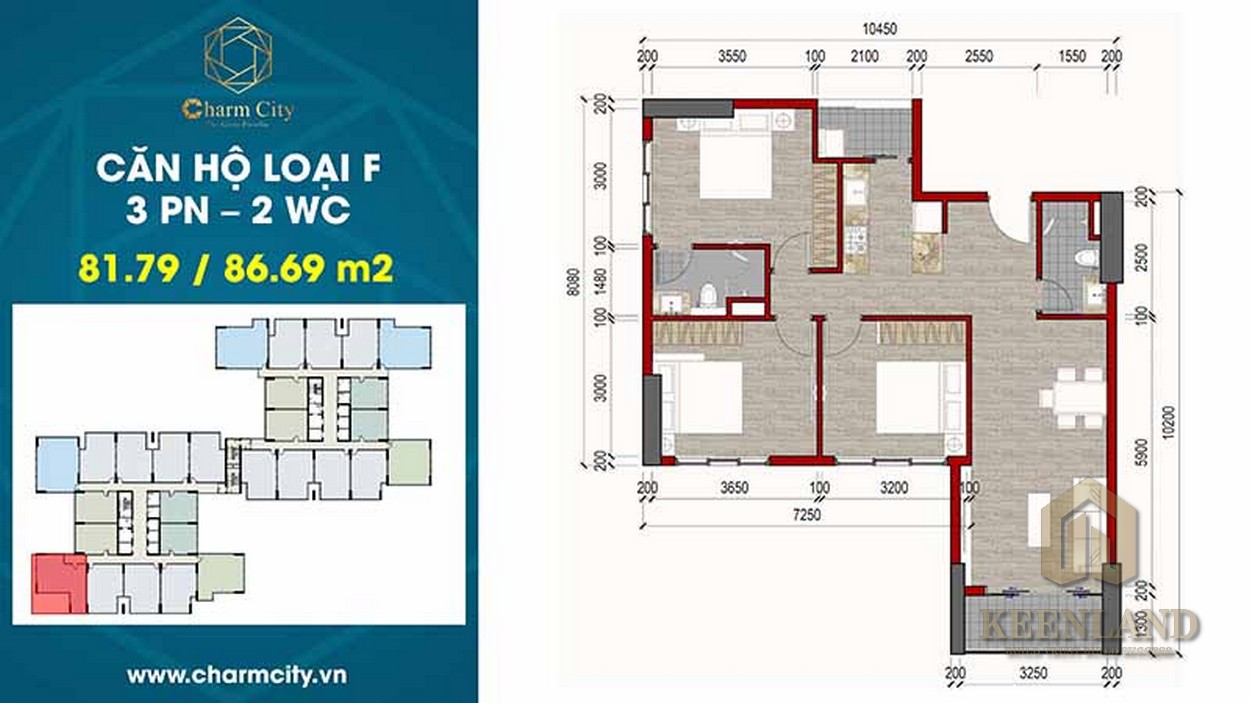 Mua bán cho thuê dự án căn hộ chung cư Charm City Dĩ An Bình Dương chủ đầu tư DCT Group