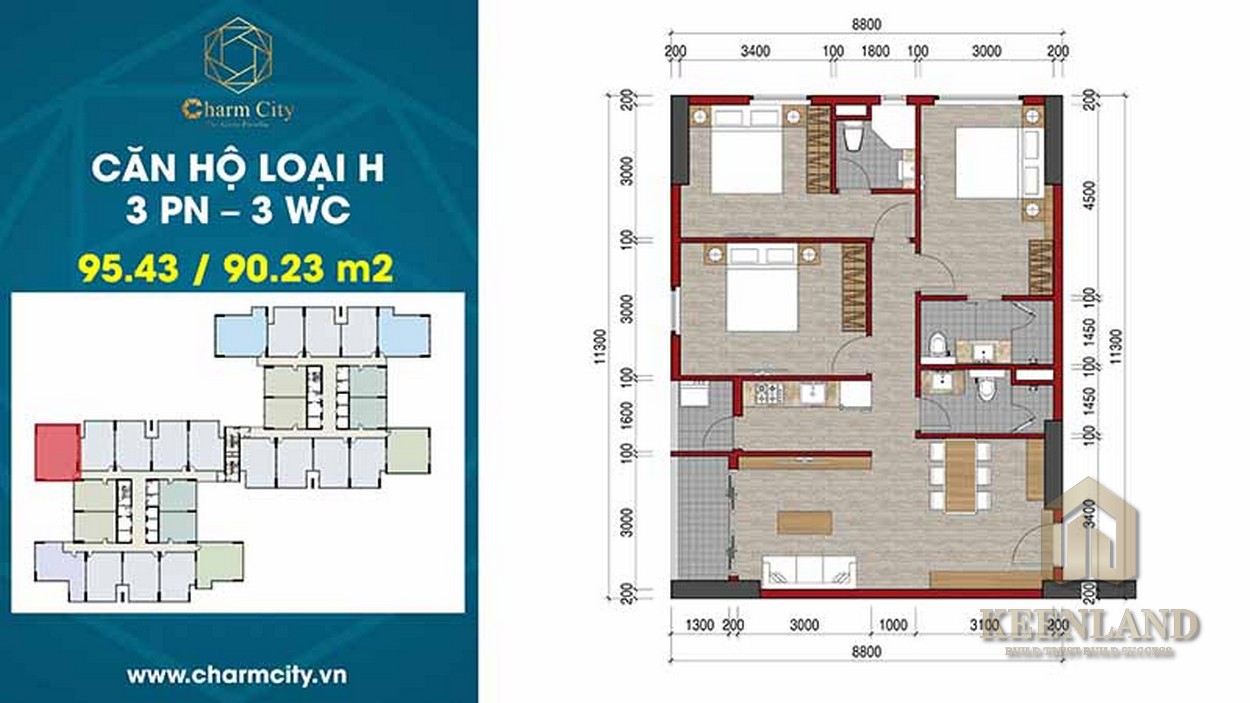 Mua bán cho thuê dự án căn hộ chung cư Charm City Dĩ An Bình Dương chủ đầu tư DCT Group