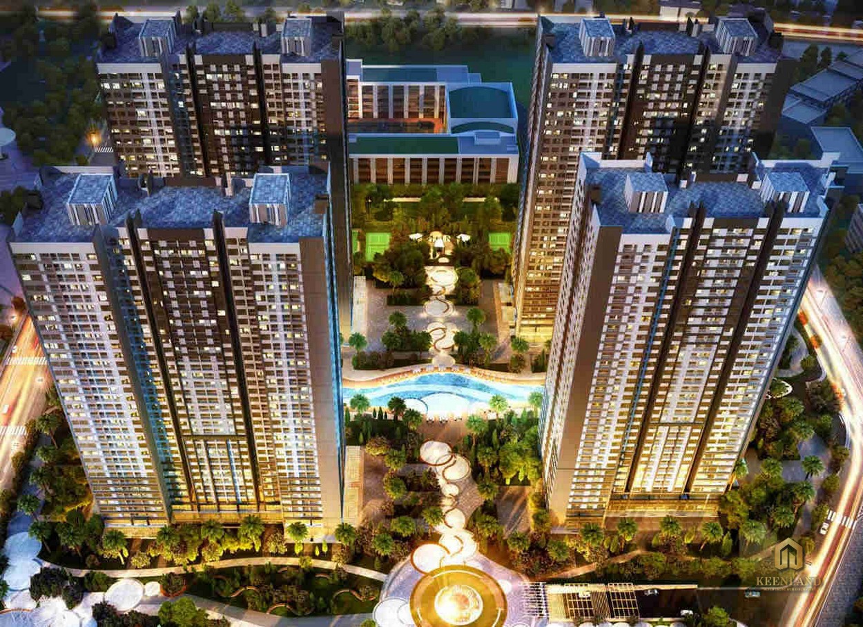 Hình ảnh dự án Opal Cityview nhìn từ trên cao