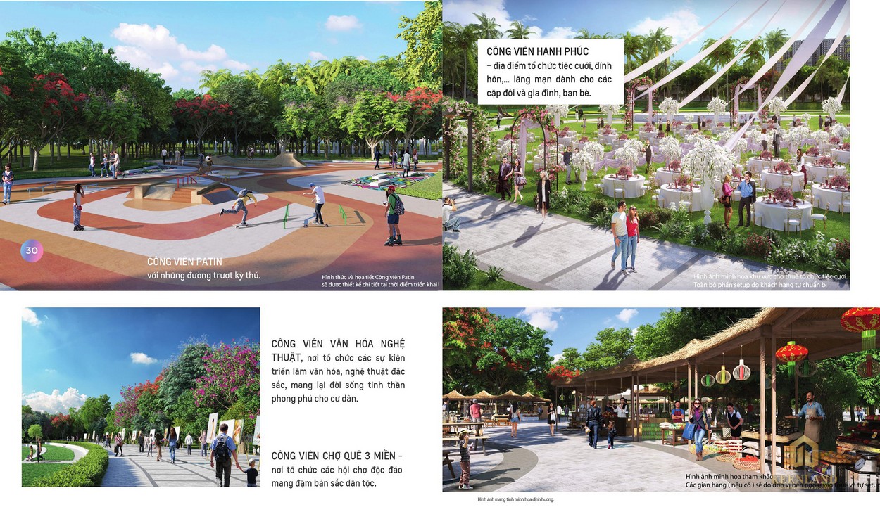 Công viên hạnh phúc tại Vinhomes Grand Park