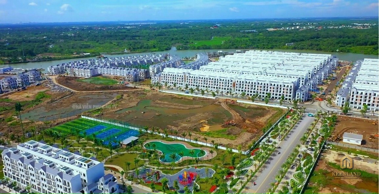 Tiến độ xây dựng Vinhomes Grand Park 06/2021