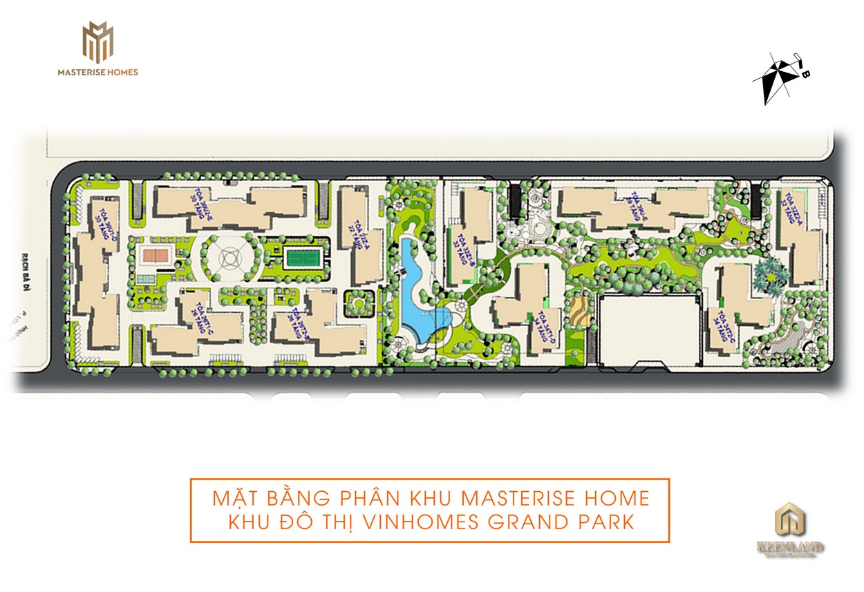 Mặt bằng tầng điển hình phân khu Masteri Centre Point 