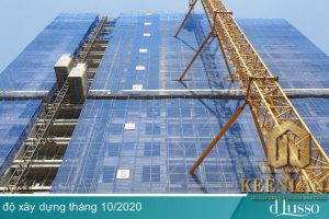 TIẾN ĐỘ XÂY DỰNG DỰ ÁN D’LUSSO QUẬN 2 THÁNG 10 UPDATE 2020