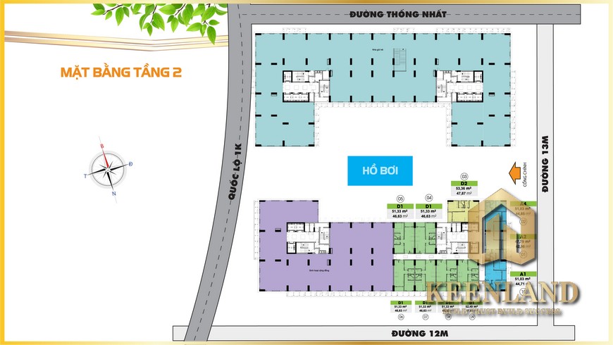 Mặt Bằng Dự Án Căn Hộ Bcons Plaza