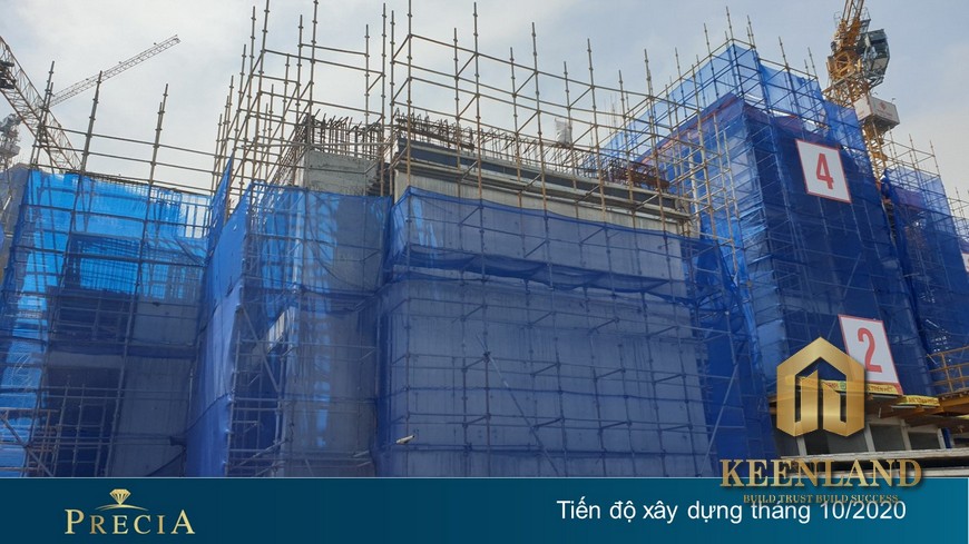 Tiến Độ Xây Dựng Precia Quận 2 Tháng 10