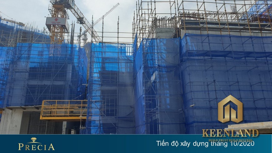 Tiến Độ Xây Dựng Precia Quận 2 Tháng 10