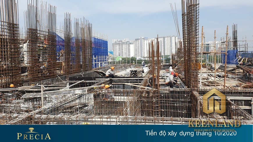 Tiến Độ Xây Dựng Precia Quận 2 Tháng 10