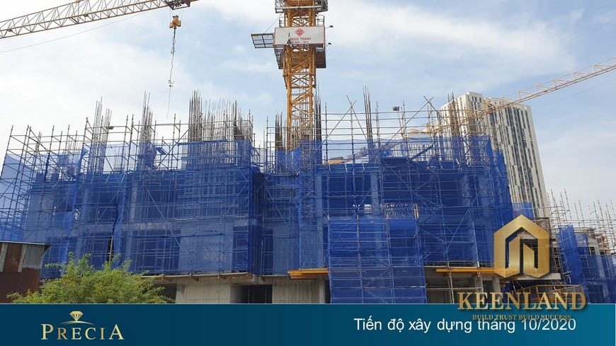 Tiến Độ Xây Dựng Precia Quận 2 Tháng 10