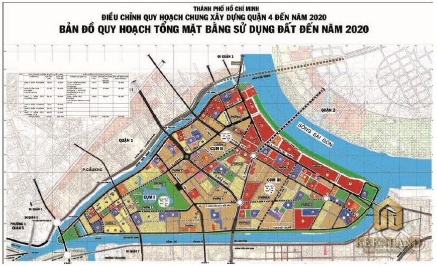 Bản đồ quy hoạch quận 4