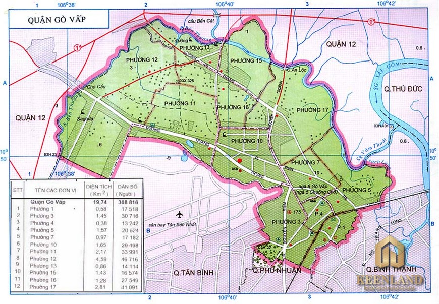 Bản đồ quy hoạch quận Gò Vấp