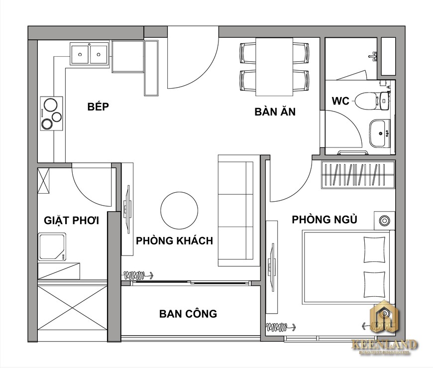 Mặt Bằng Dự Án Căn Hộ The Rivana Bình Dương Bố Trí Như Thế Nào? mat bang du an can ho the rivana binh duong 2 keenlandcomvn