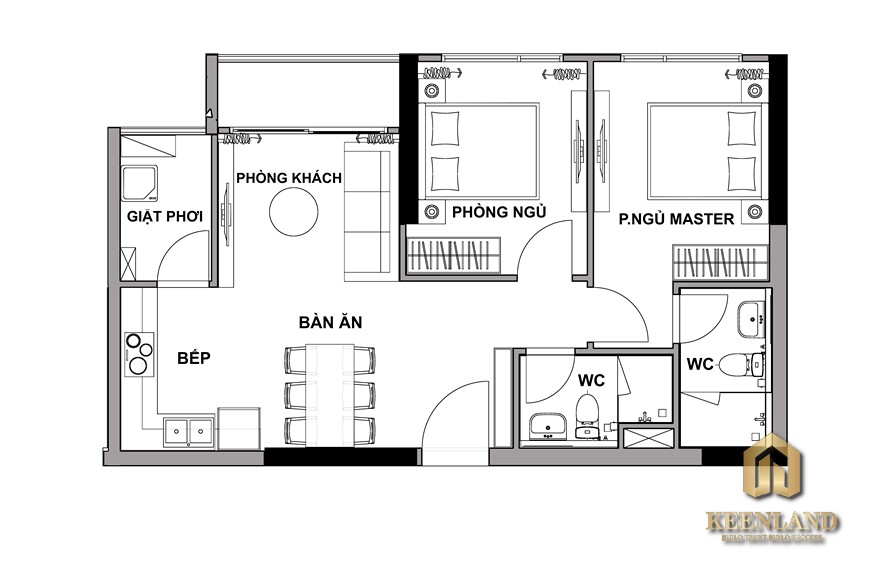 Mặt Bằng Dự Án Căn Hộ The Rivana Bình Dương