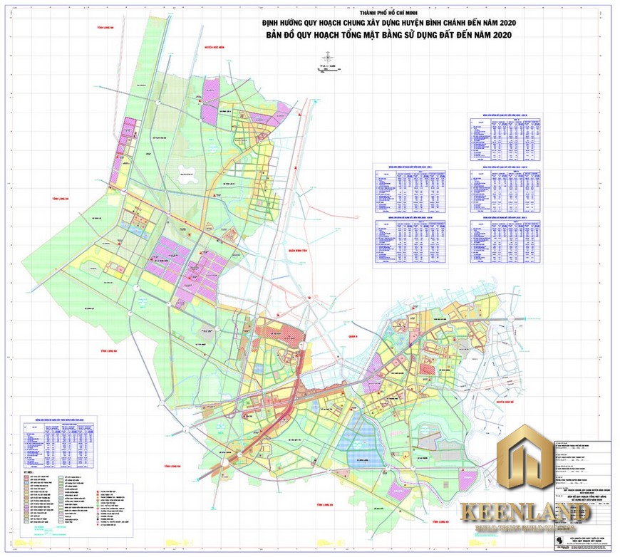 Bản đồ quy hoạch huyện Bình Chánh