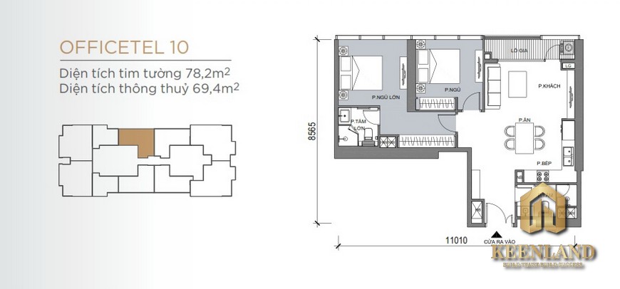 Mặt bằng và thiết kế căn hộ Grand Marina