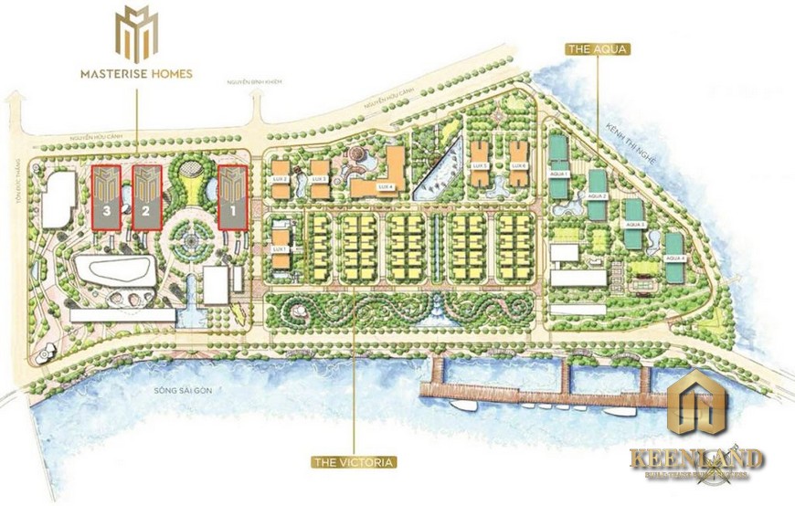 Mặt bằng và thiết kế căn hộ Grand Marina