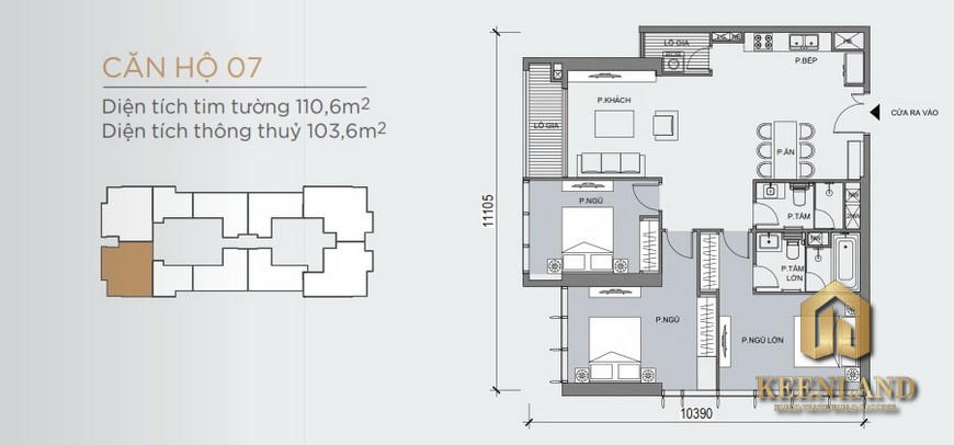 Mặt bằng và thiết kế căn hộ Grand Marina