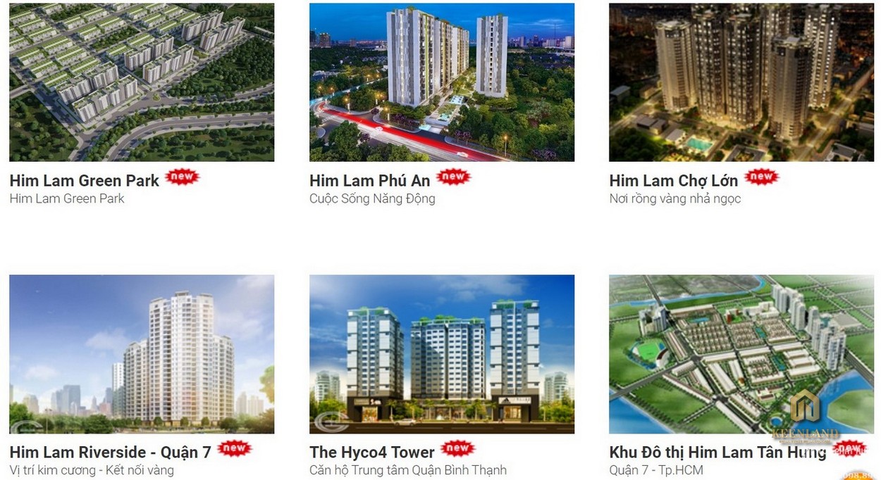 Mua bán dự án căn hộ Khu đô thị Him Lam City Quận 2