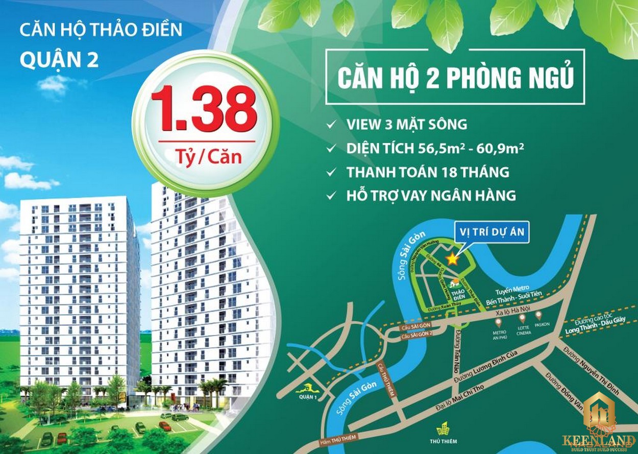 Vị trí dự án Thủ Thiêm Sky 