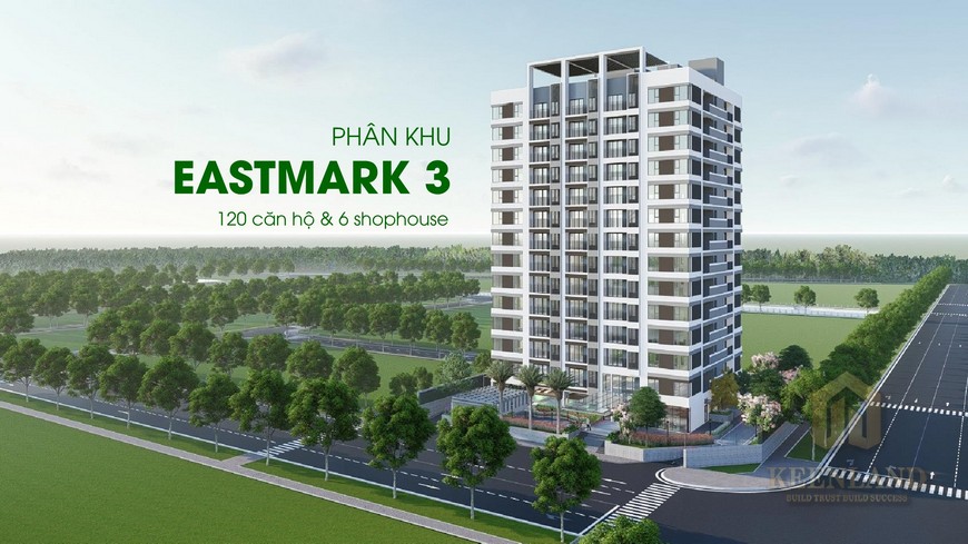 phối cảnh tổng thể khu căn hộ eastmark 3