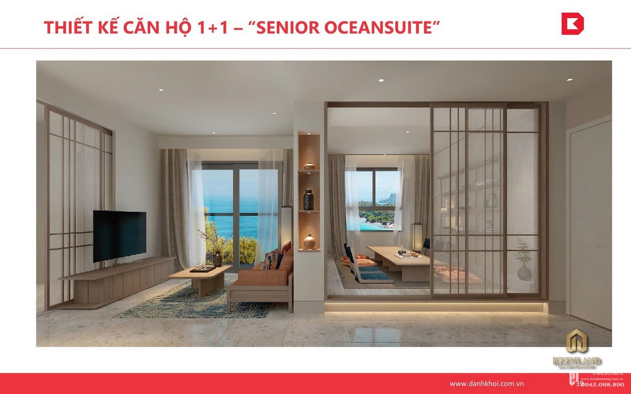 Thiết kế căn hộ 1+1 Takashi Ocean Suite