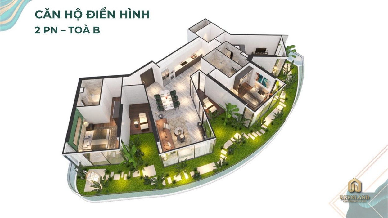 Thiết kế căn hộ 2 PN