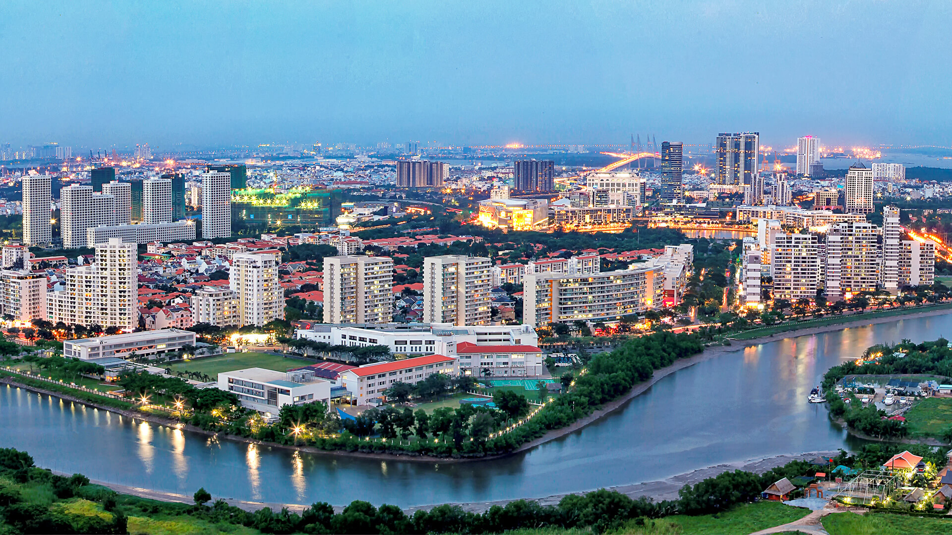 Tiện ích ngoại khu Uni Park Nguyễn Văn Linh - Liền kề KDT Phú Mỹ Hưng