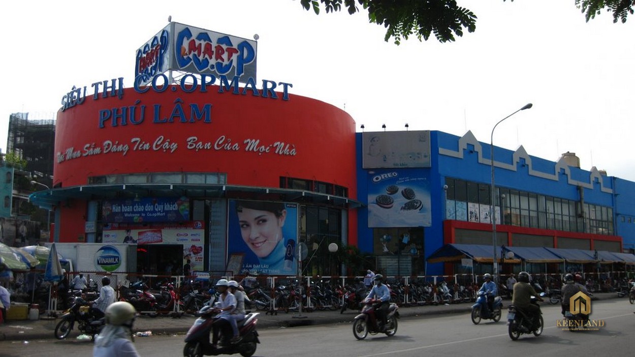 Coopmart Phú Lâm - Tiện ích ngoại khu dự án Viva Riverside Quận 6