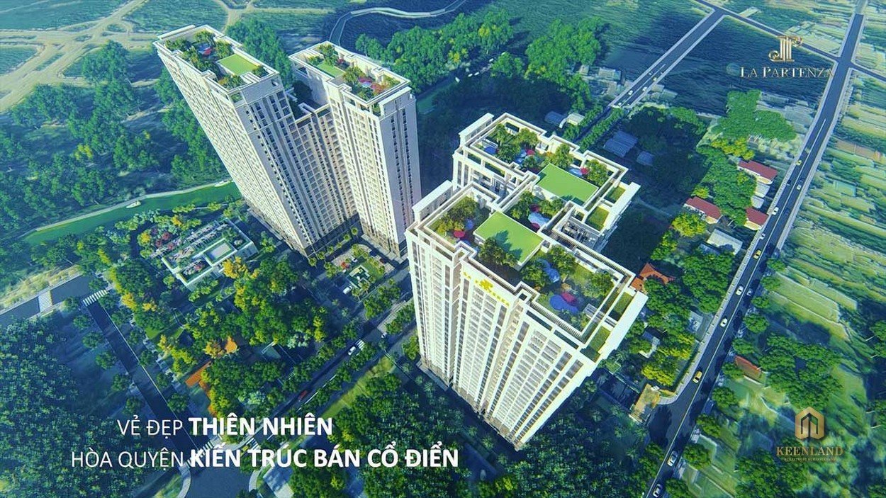 Tổng thể dự án La Partenza nhìn từ trên cao