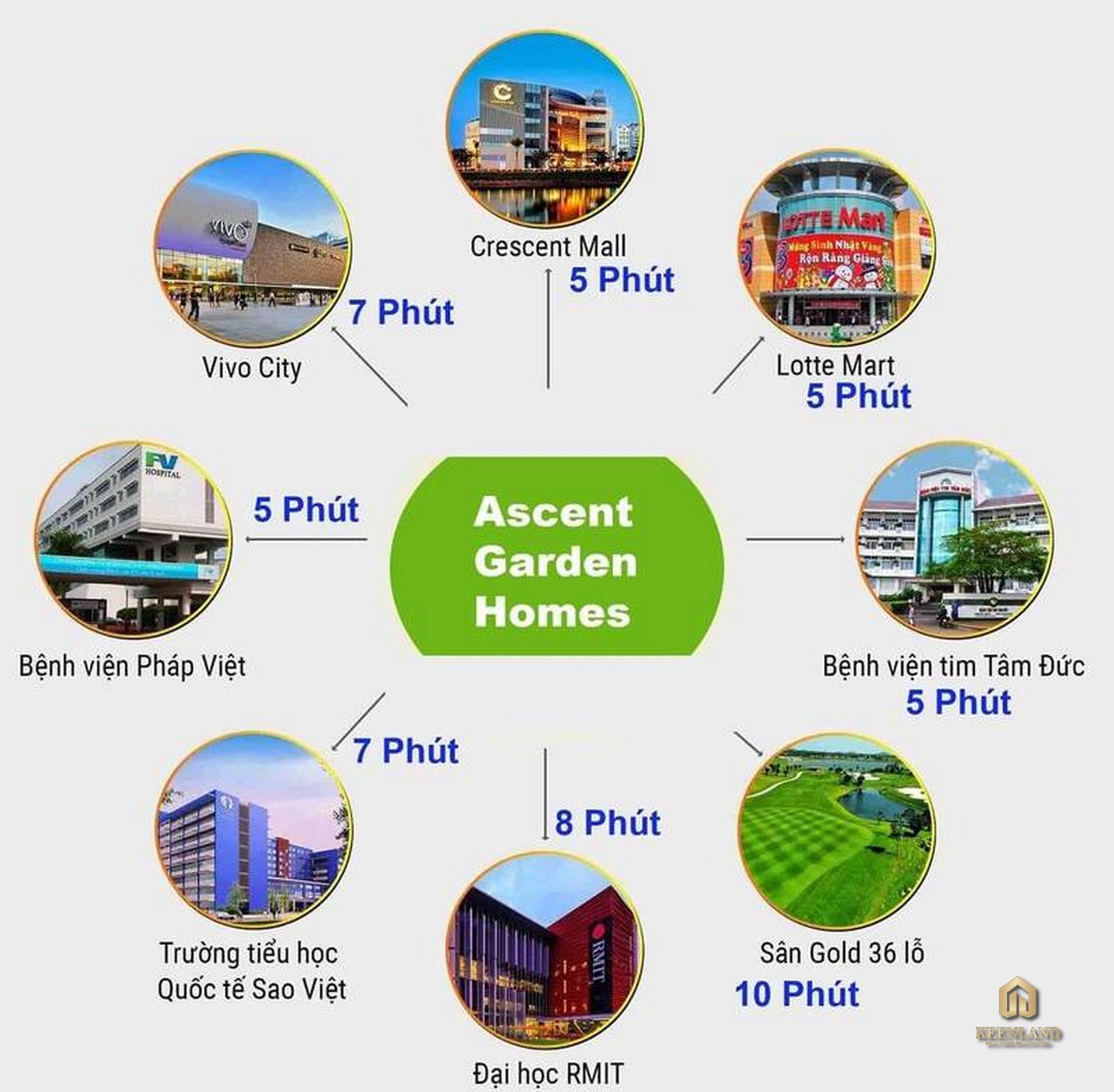 Liên kết vùng dự án Ascent Garden Homes Quận 7