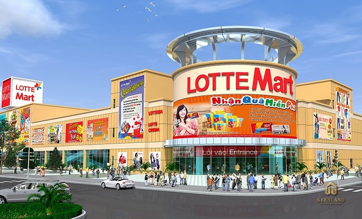 Siêu thị Lottle Mart nằm đối diện dự án  Hoàng Anh Thanh Bình Quận 7