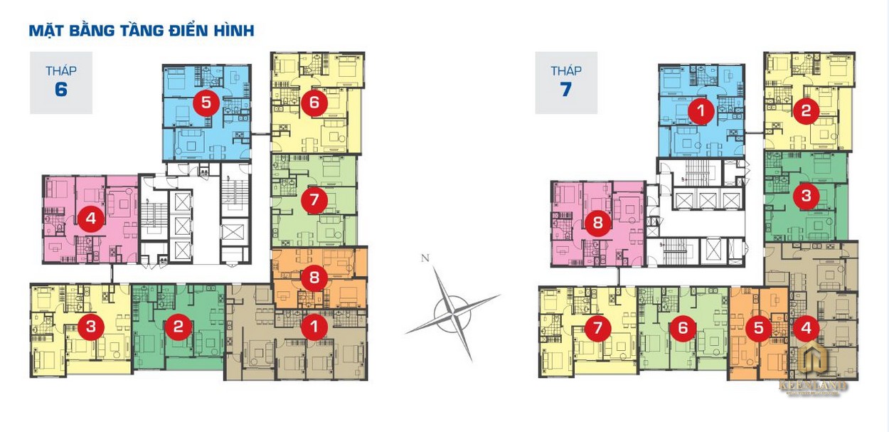 Mặt bằng tầng điển hình dự án The Nexus
