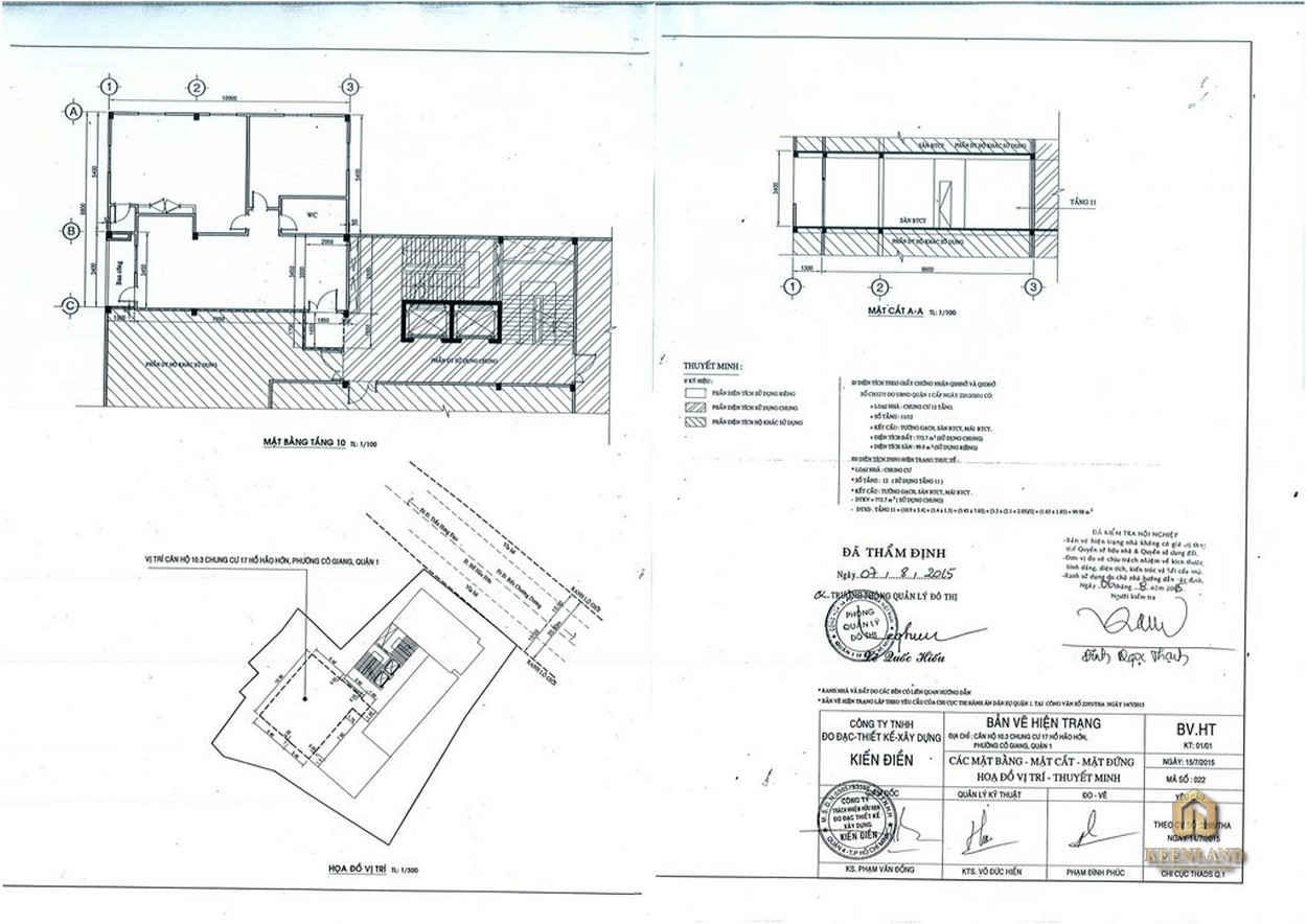 Mặt bằng tổng thể chung cư Thế Hệ Mới