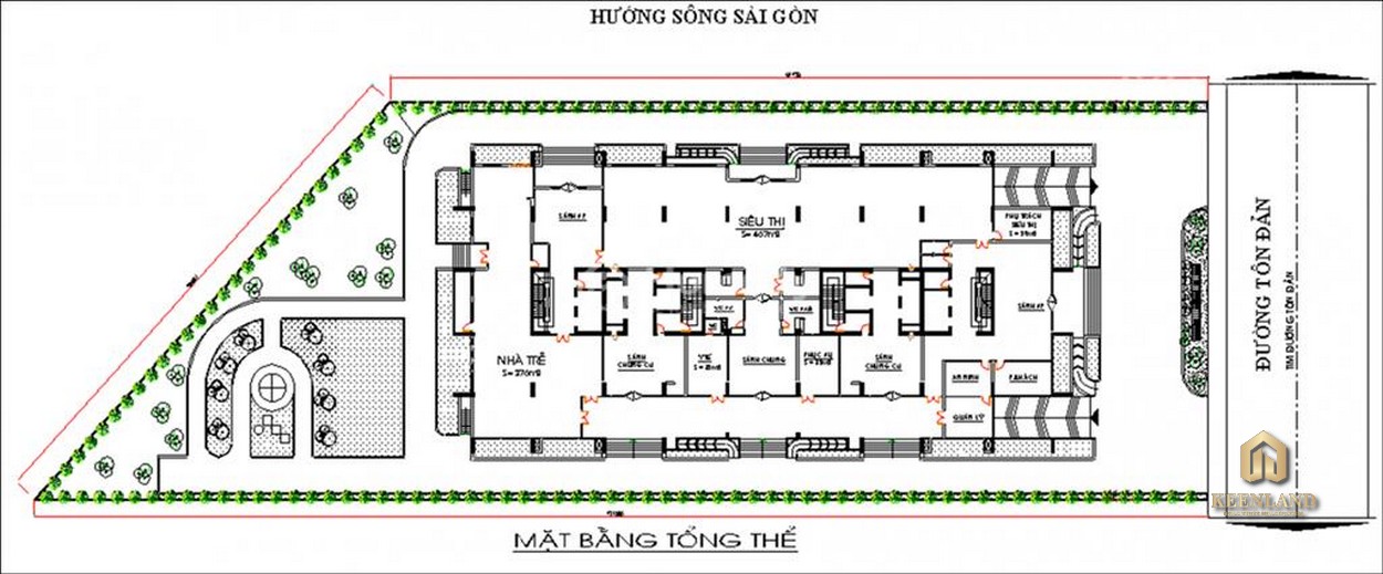 Mặt bằng tổng thể dự án chung cư Copac Square Quận 4