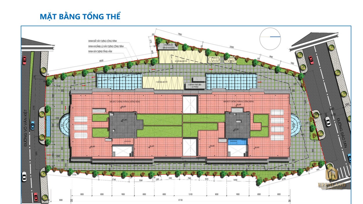 Mặt bằng tổng thể dự án  Tam Đức Plaza