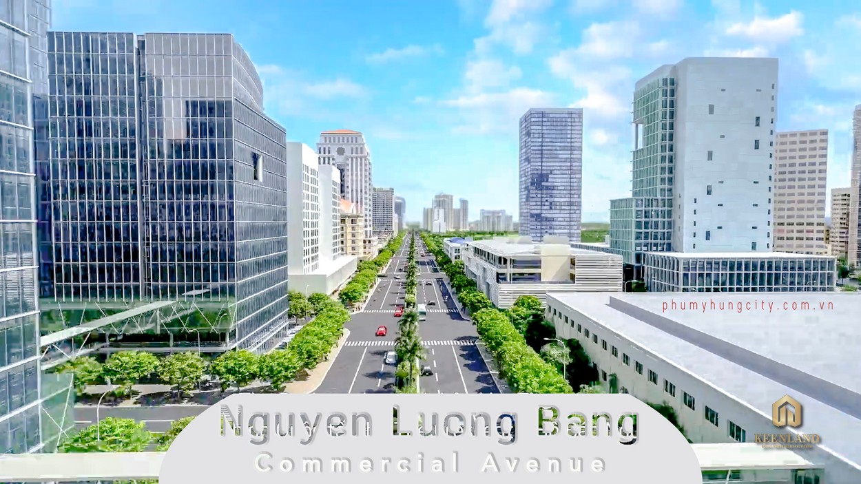 Con đường Nguyễn Lương Bằng khang trang, sầm uất