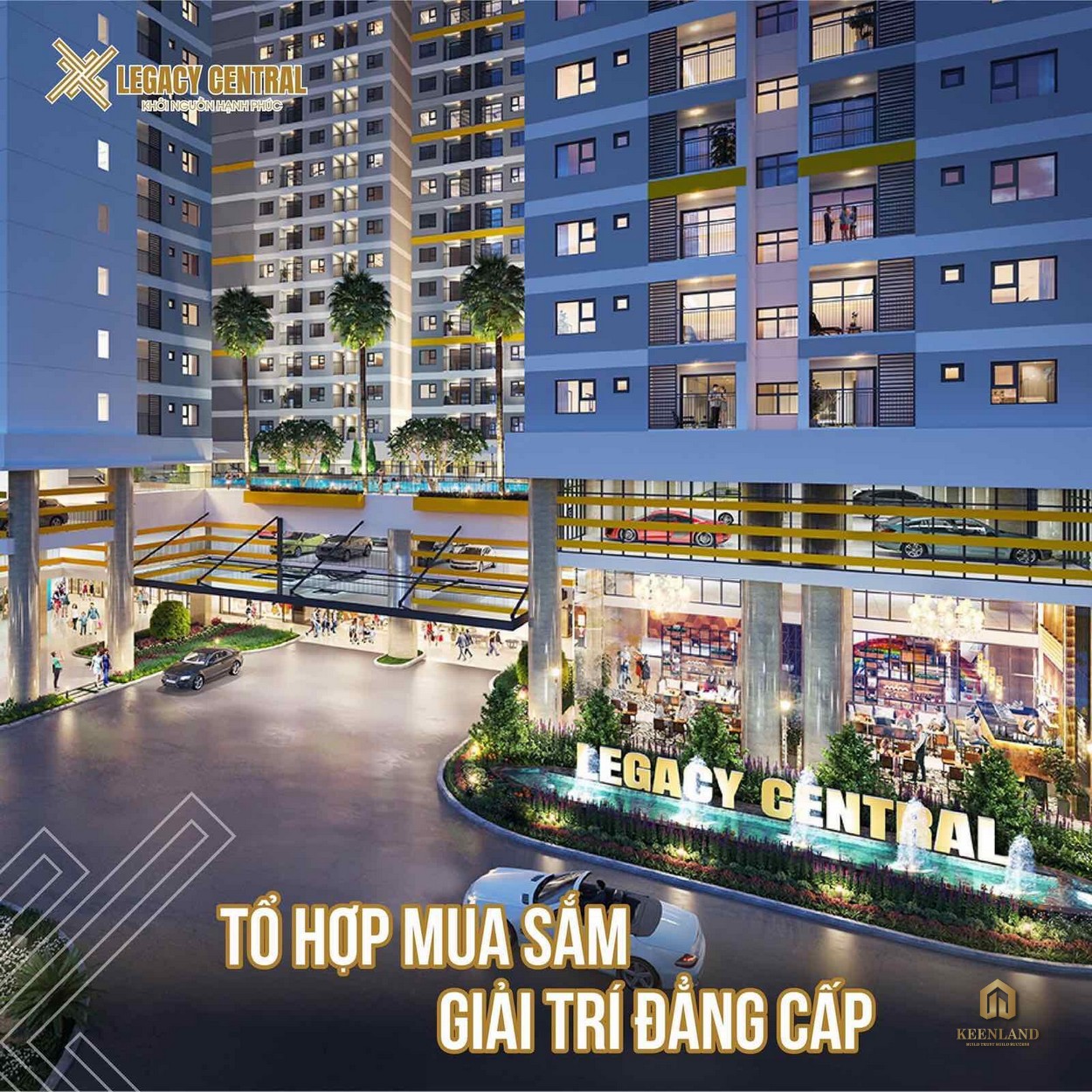 Tiện ích nội khu dự án Legacy Central Bình Dương