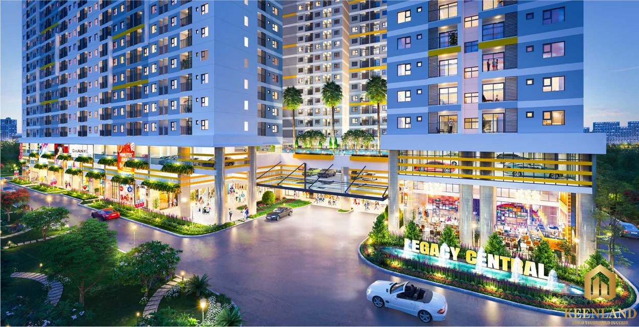 Hình phối cảnh dự án Legacy Central Bình Dương