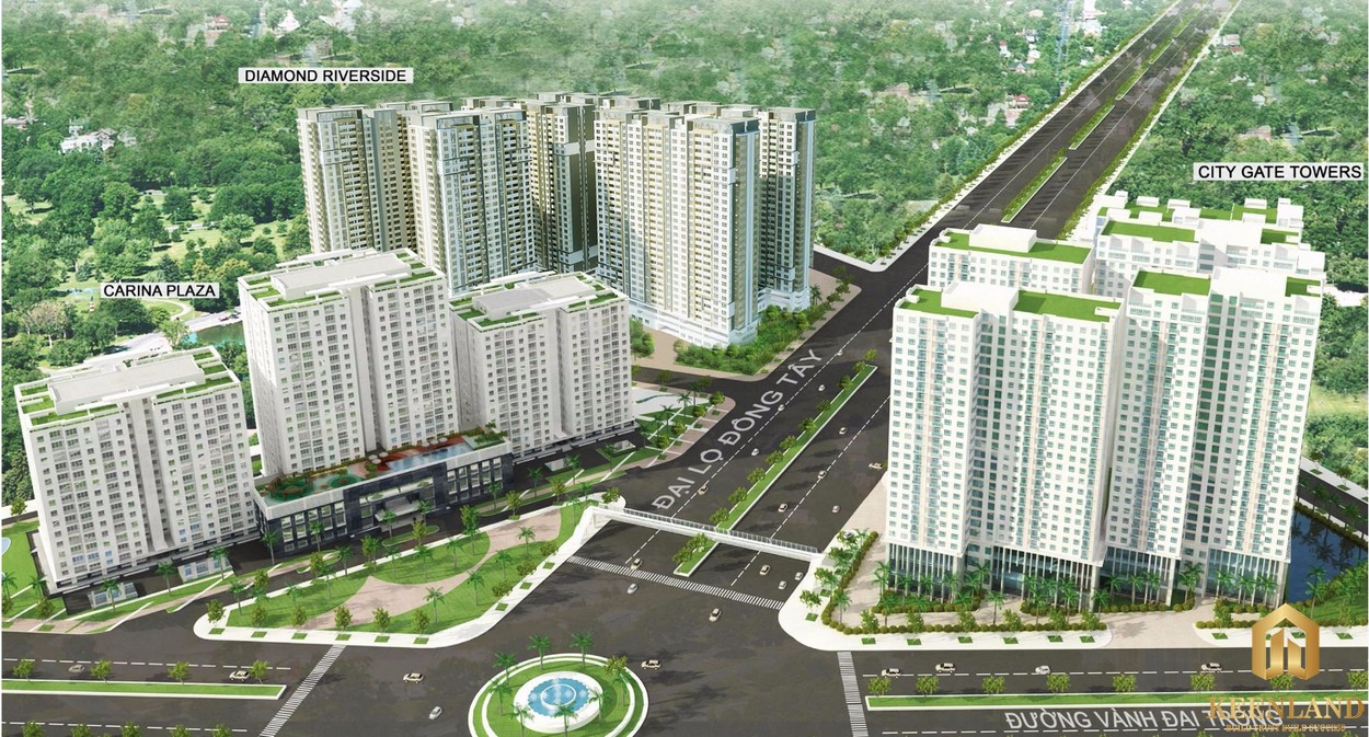 Phối cảnh dự án Carina Plaza