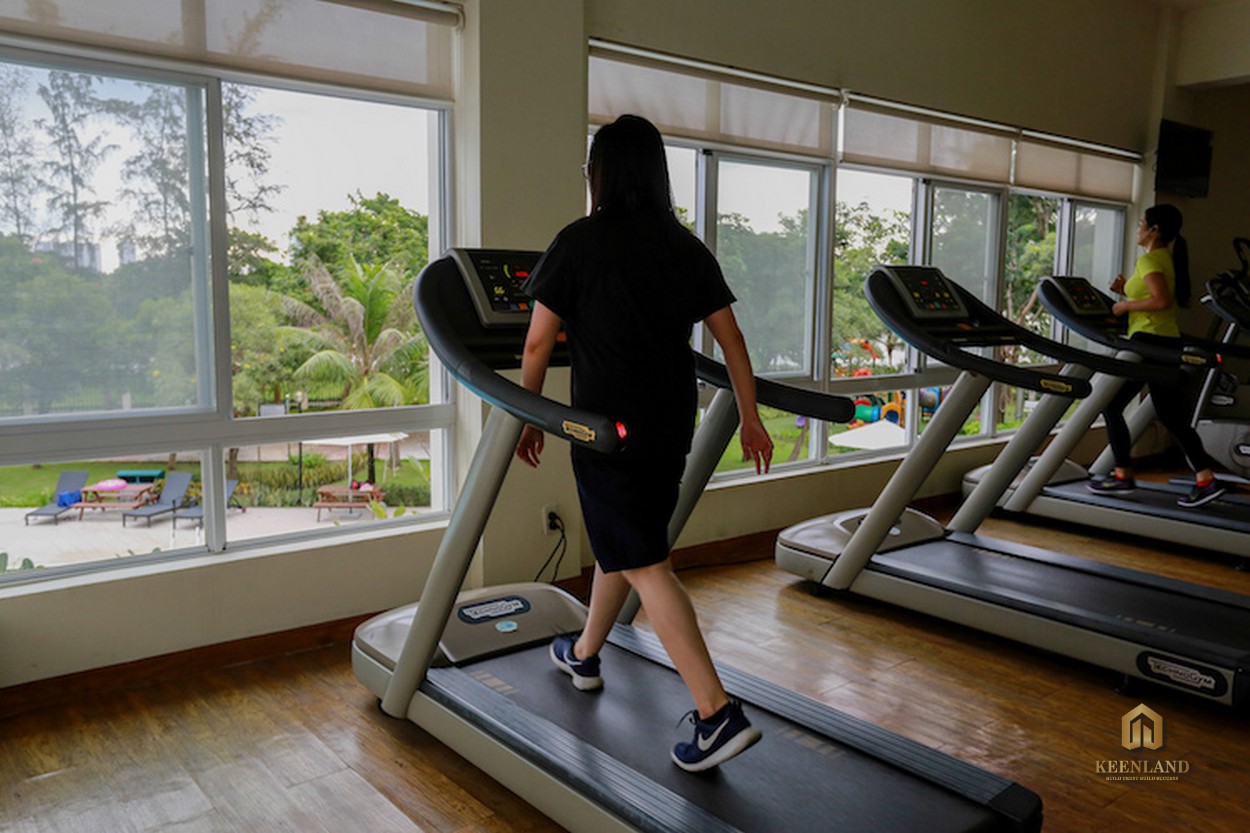 Phòng tập gym - Tiện ích nội khu dự án Riverside Residence Quận 7