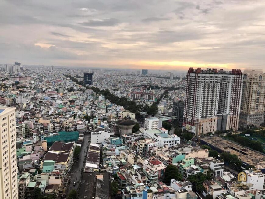 Tầm view từ căn hộ chung cư Nguyễn Kim