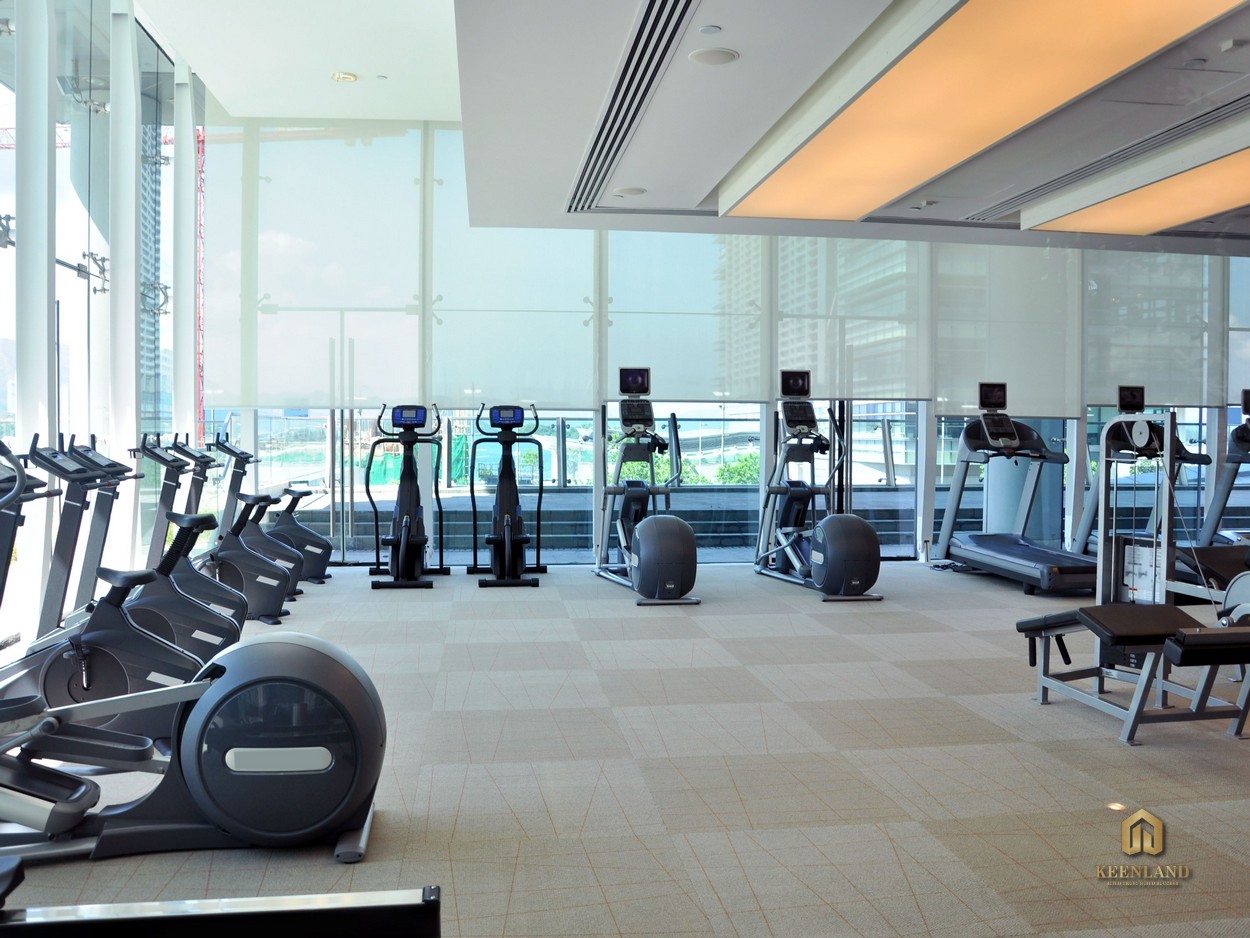 Phòng tập gym hiện đại - Tiện ích nội khu dự án Central Garden