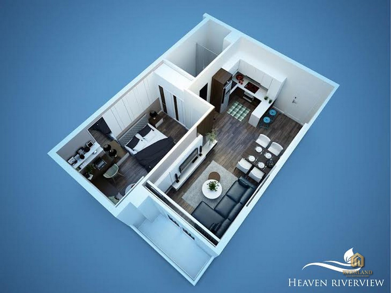 Thiết kế chi tiết căn hộ Heaven Riverview Quận 8