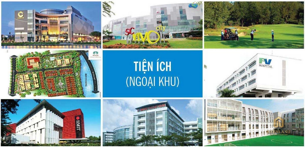 Tiện ích ngoại khu dự án Cosmo City 2 Quận 7