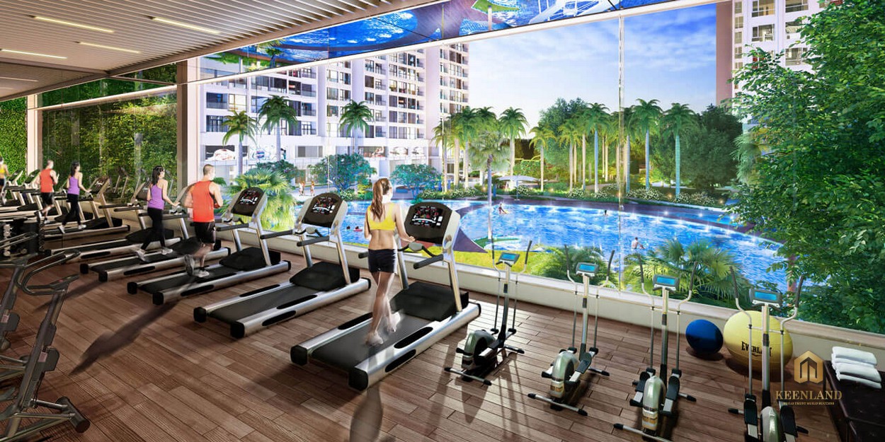 Phòng gym hiện đại nội khu The Nexus