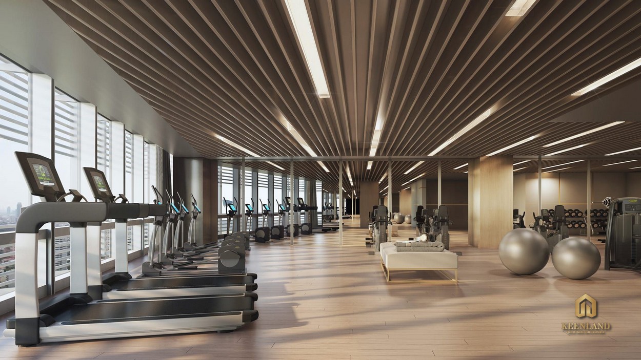 Phòng gym hiện đại - Tiện ích nội khu dự án The Vertex Private Residence