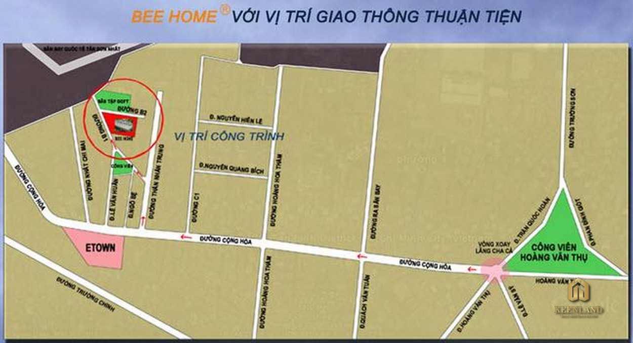 Vị trí dự án  Bee Home