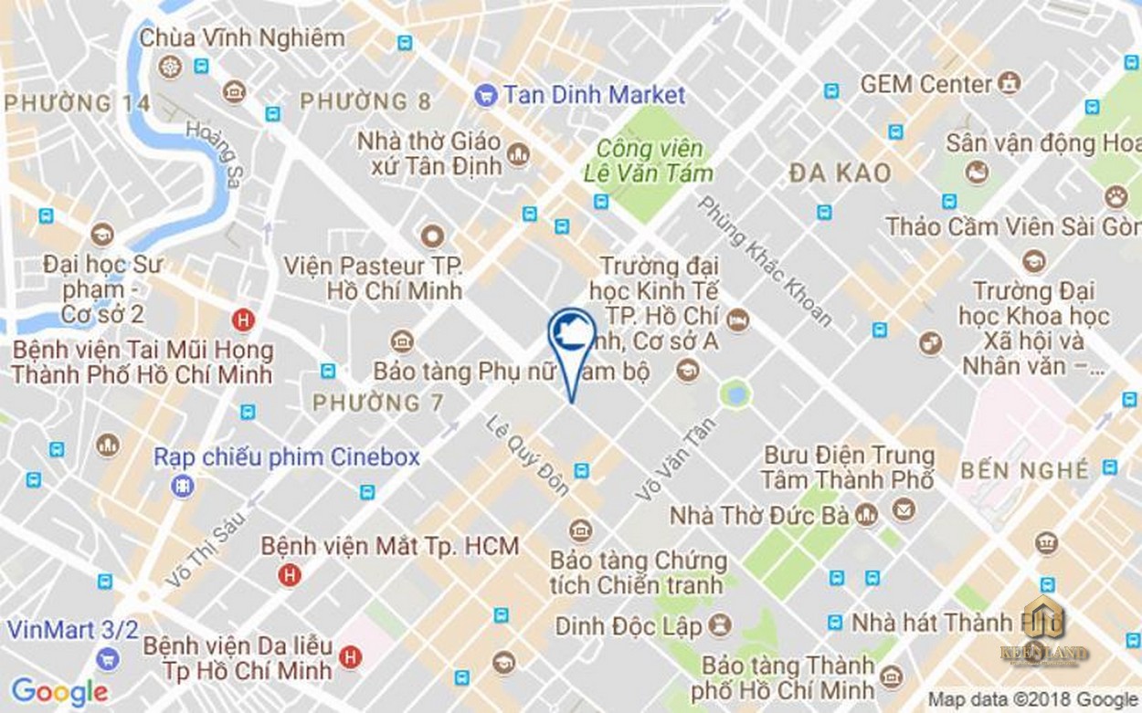 Vị trí dự án New Pearl Residence Quận 3