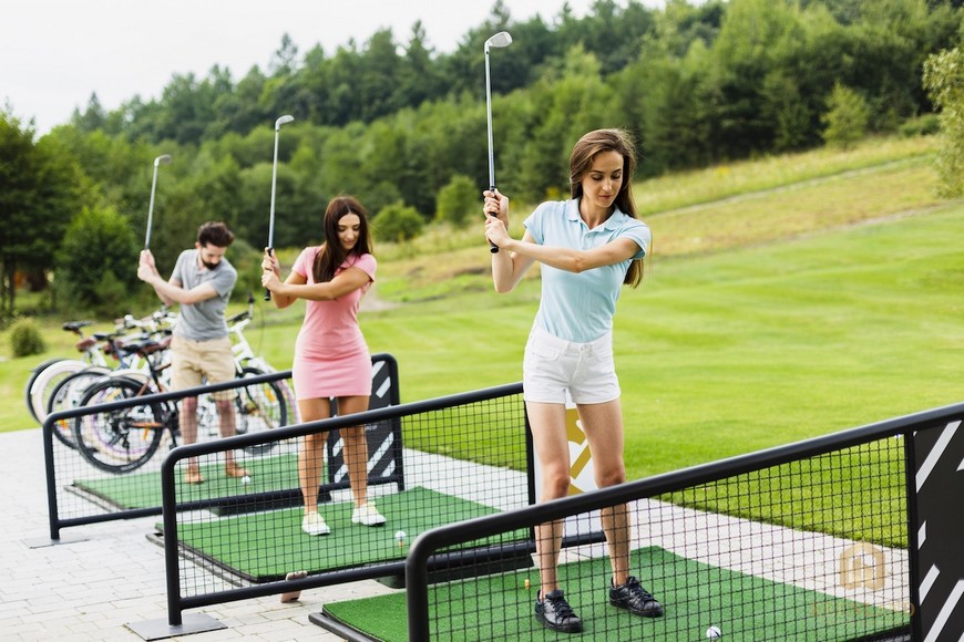 Sân tập golf mang lại những giây phút thư giãn